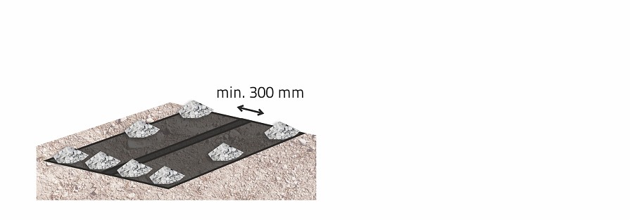 Geotextíliák átfedése